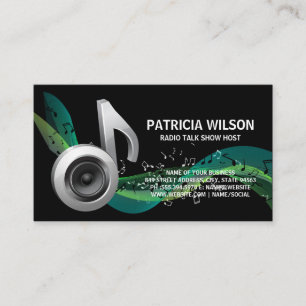 Musical Notes   Subwoofer Business Card