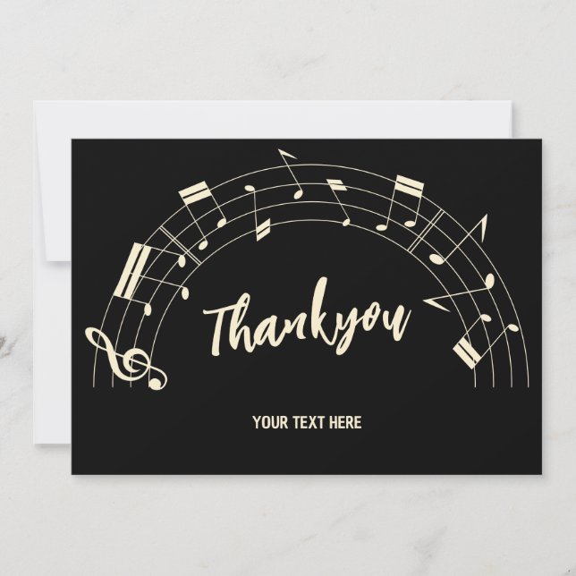 Musical notes thankyou (Front)