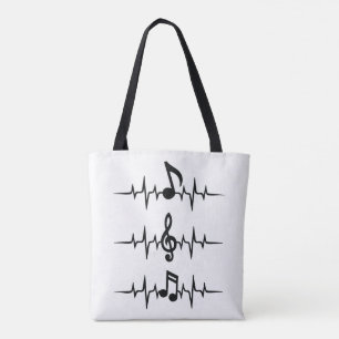 Musical Notes Tote Bag