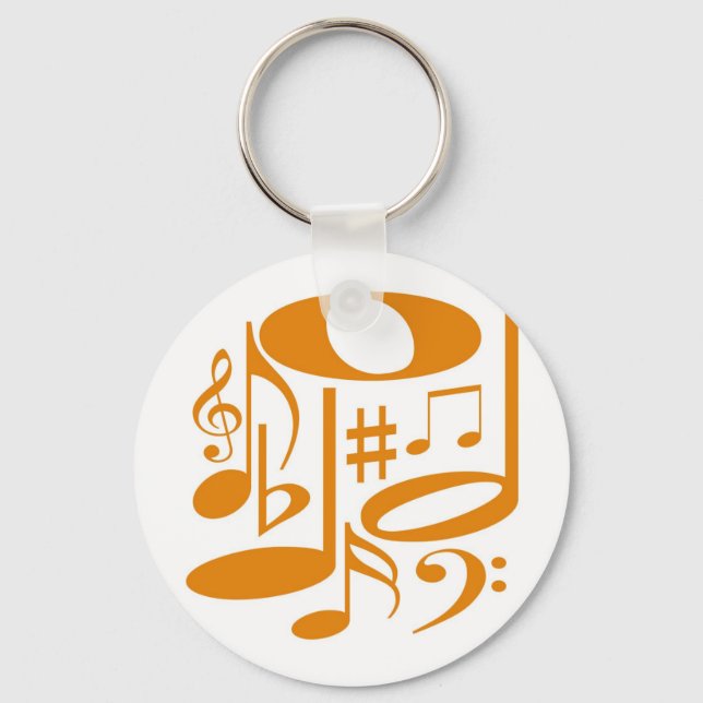 Musical Orange Keychain (Front)