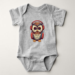 Musical Owl Baby Bodysuit