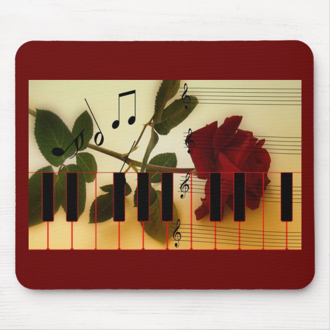 Musical Panio Keys Mouse Pad (Front)