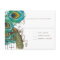 Musical Peacock Bird Cage Feather Wedding RSVP