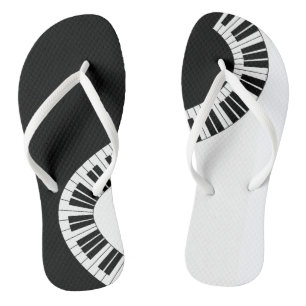 Musical Piano Keyboard Music Teacher Singer Thongs