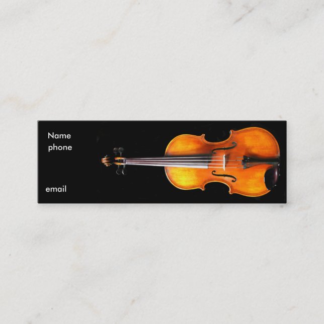Musical Profile Card by Leslie Harlow (Front)