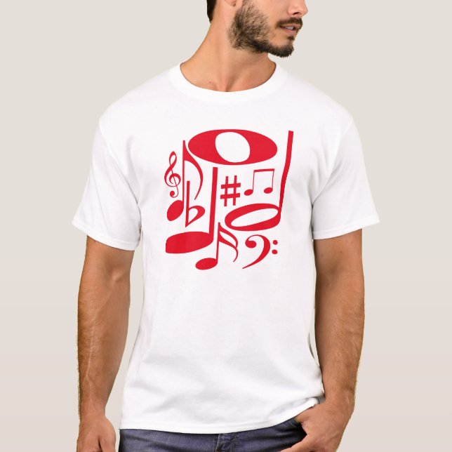 Musical Red T-Shirt (Front)