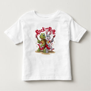 Musical Reptile and Hare Rock Out Roll Toddler T-Shirt
