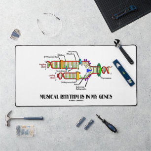Musical Rhythm Is In My Genes DNA Replication Desk Mat