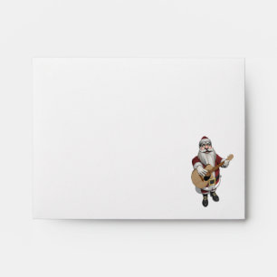 Musical Santa Claus Playing Christmas Songs Envelopes