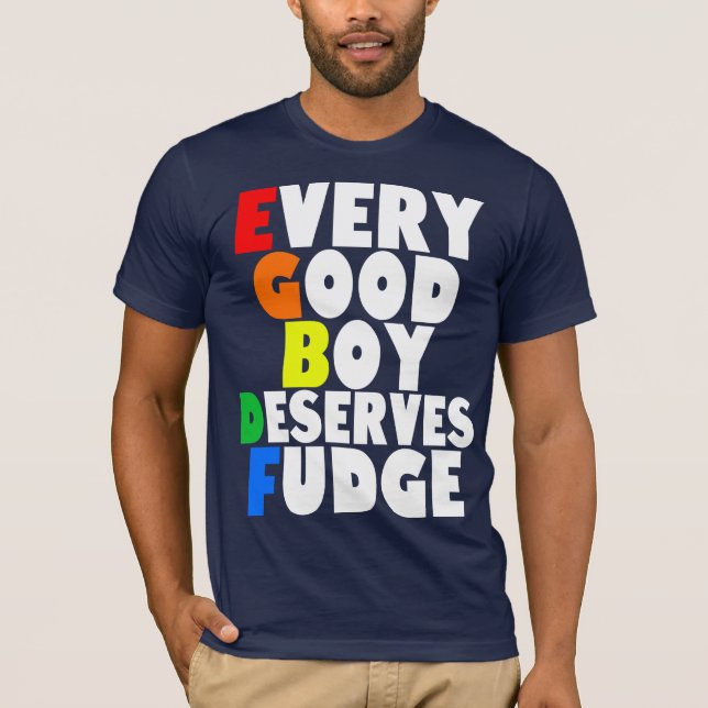 Musical Scale in Rainbow T-Shirt (Front)