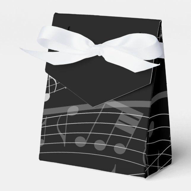 Musical Score Favour Box (Front Side)
