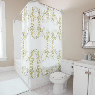 Musical Shower Curtain