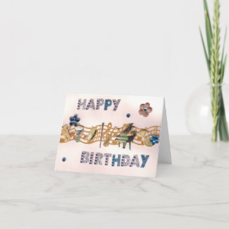 Musical Sparkles Birthday Card