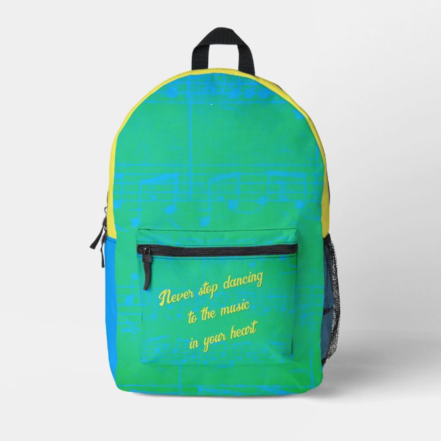 Musical Steps- Seaside Sway Backpack (Front)