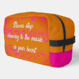 Musical Steps- Sunset Samba Travel Toiletry Bag