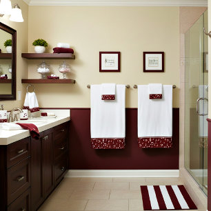 musical symbols bath towel set