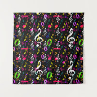 Musical Symbols Pattern Design