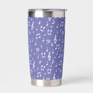 musical symbols thermal tumbler