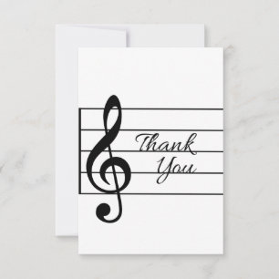 Musical Thank You Card 3