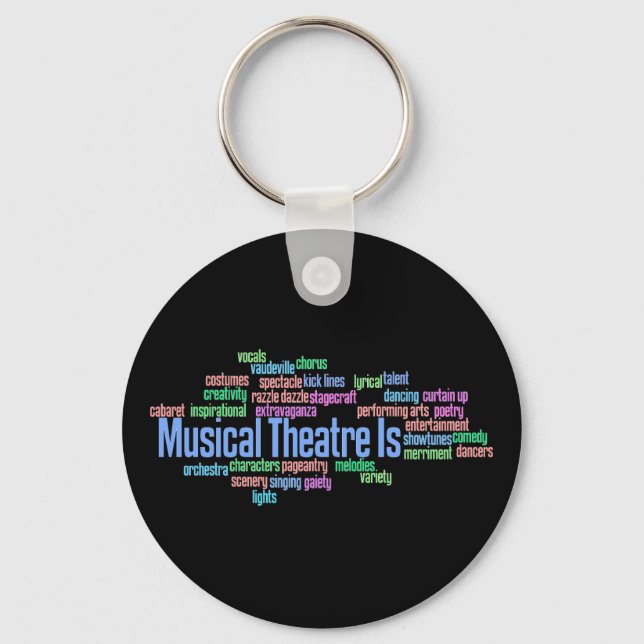 Musical Theatre Is Keychain (Front)