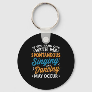 Musical Theatre Nerds Gifts Theatre Geek Graphic Q Key Ring