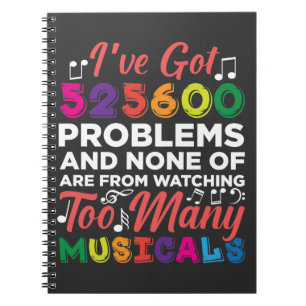 Musical Theatre Problems Broadway Singer actors Notebook