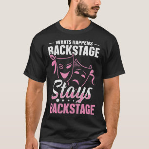 Musical Theatre Thespian Design for a Musical Acto T-Shirt