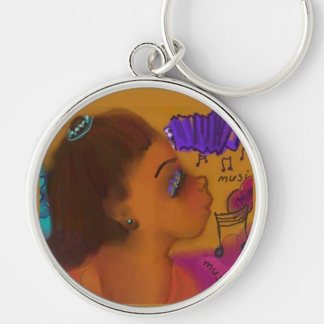 Musical Theme Key Ring (Front)