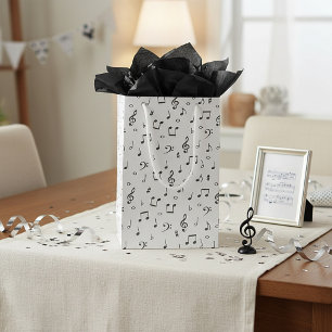 musical theme small gift bag