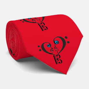 Musical Tie-- Clef Note -Bass Treble Note Tie