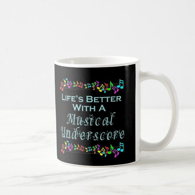 Musical Underscore Mug (Right)