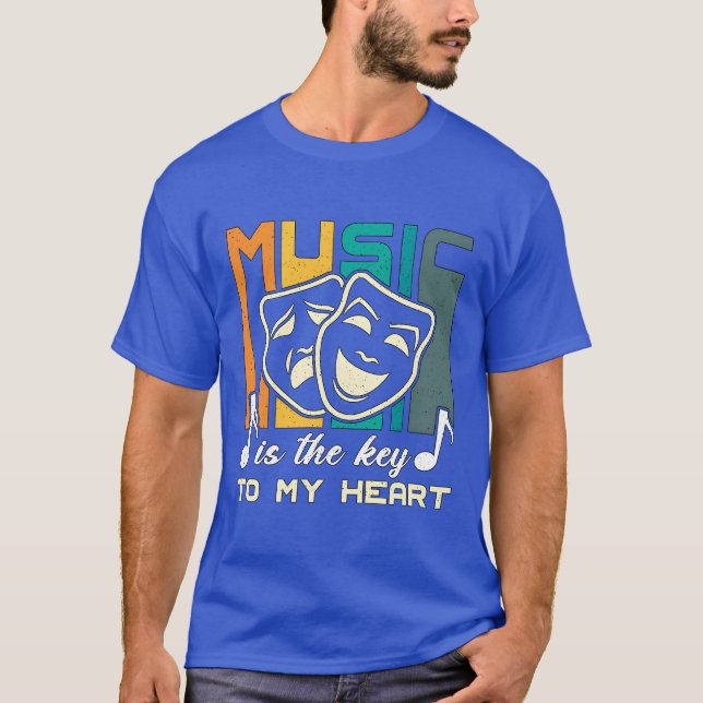 Musicalheatre Music Ishe Keyo Broadway Drama funny T-Shirt (Front)