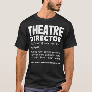 Musicals Lover Theatre Director Genius Icon T-Shirt