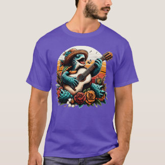 Musicalurtle Guitarist Loving Music Enthusiasts fa T-Shirt