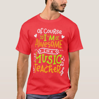 Musiceacher Awesome Music Musical family T-Shirt