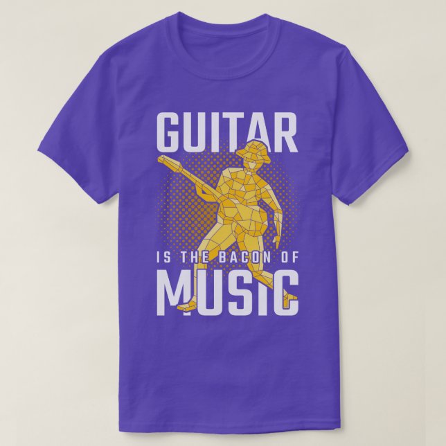 Musicial Instrument Lover Music Guitarist Quote Gu T-Shirt (Design Front)