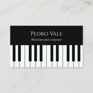 Musician and composer business card