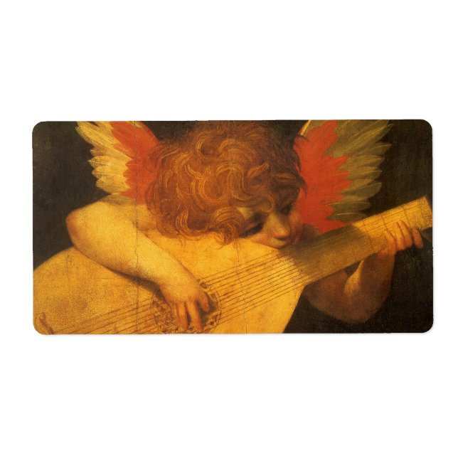 Musician Angel Playing Lute by Rosso Fiorentino (Front)