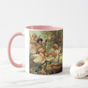 Musician Angels by Hans Zatzka, Victorian Fine Art Mug