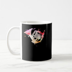 Musician Artist Music Teacher Watercolor French Ho Coffee Mug