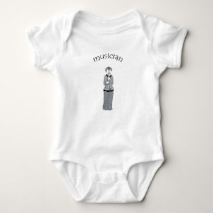 musician baby bodysuit