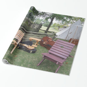 Musician Band Camp Wrapping Paper