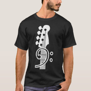Musician Bass Clef Bass Guitarist Bass Guitar T-Shirt