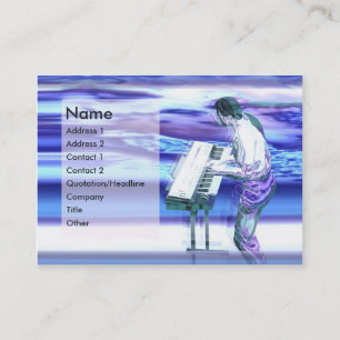 Musician Blues Business Card