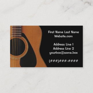 Musician Business Card