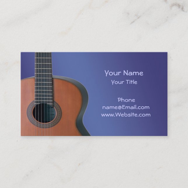 Musician Business Card (Front)
