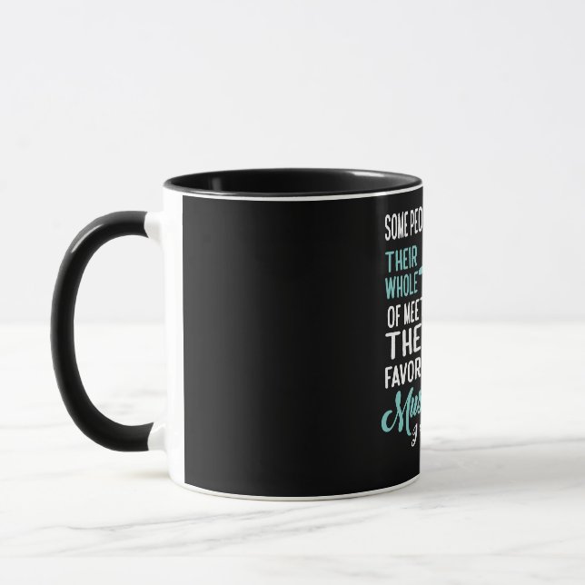 Musician gift - Gifts for music lovers - Music gif Mug (Left)
