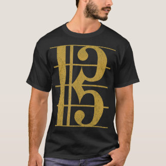 Musician Graphic Clothing al Music Alto Clef  T-Shirt
