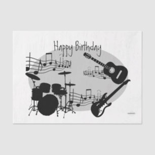 Musician Graphic Gift Tissue HAMbyWG Paper