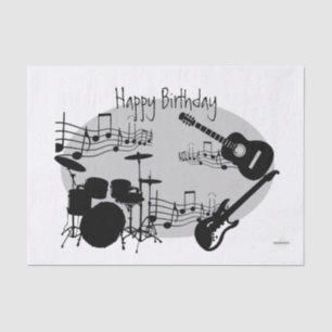 Musician Graphic Gift Tissue HAMbyWG   Tissue Pape Paper